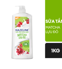 Sữa tắm Hazeline Matcha lựu đỏ 1kg