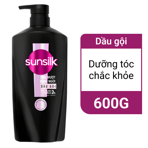 Sunsilk dầu gội óng mượt rạng ngời 600g/8 chai