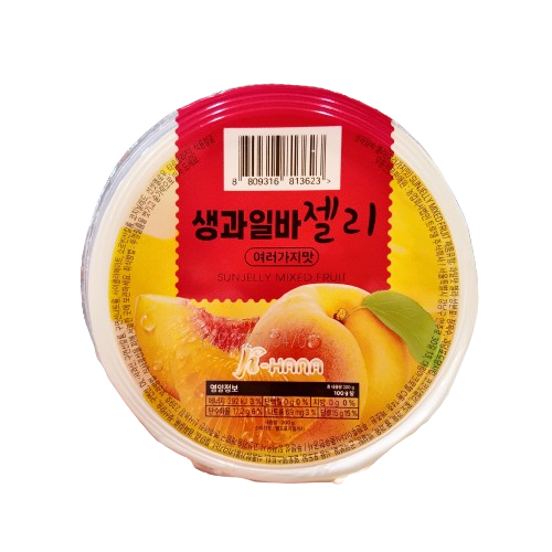 Sunjelly thạch trái cây vị cam orange 200g