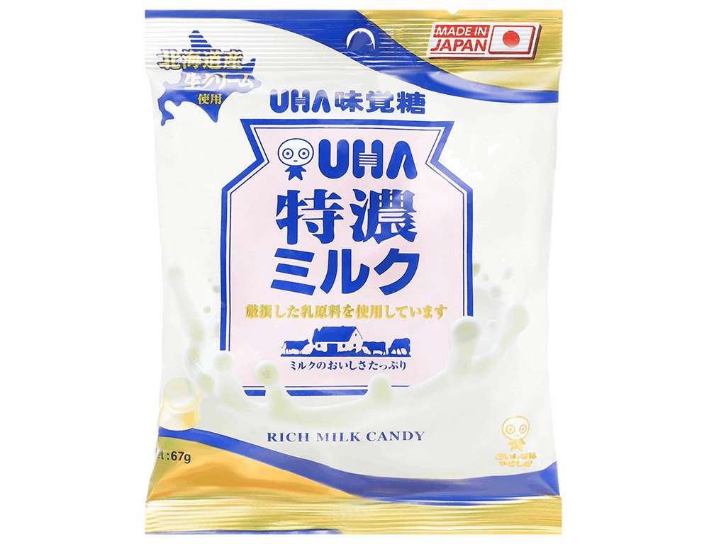 Kẹo sữa Uha tokuno Nhật Bản 67GR