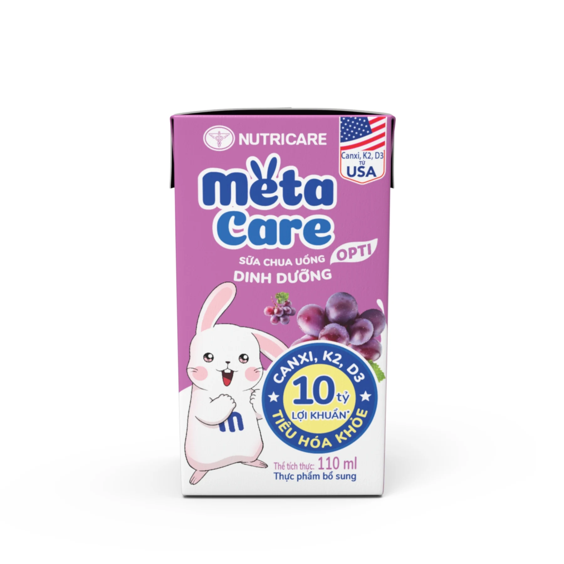 Meta care YoYo Hương nho 110ml