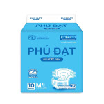 Bỉm tã giấy người lớn phú đạt 10 miếng + miếng lót
