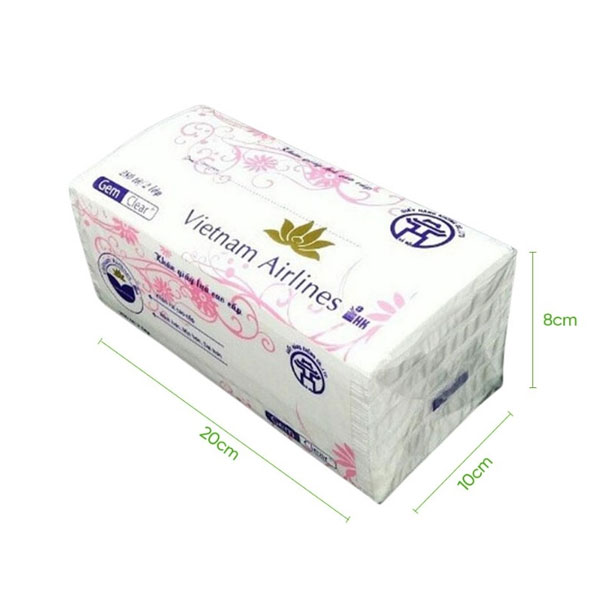 Giấy ăn mềm mỏng dùng trong giấy ăn hàng không vietnam airline khối lượng đóng gói 500GR
