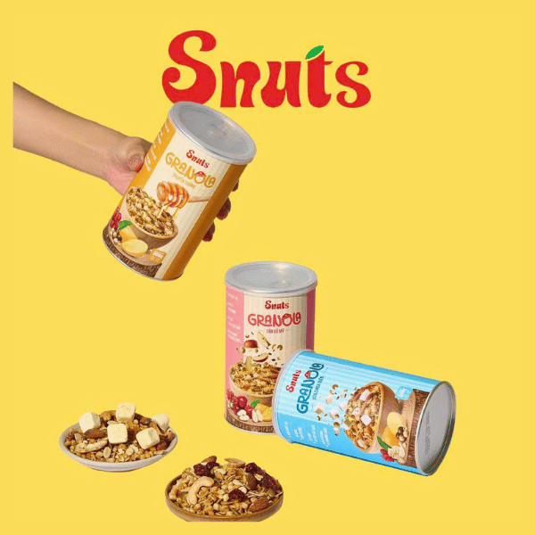 Granola vị Mật ong SNUTS 300g – Ngũ cốc ăn sáng giòn ngon, tự nhiên và bổ dưỡng