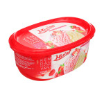 Kem hộp Merino dâu Hương vani hộp 900 ML