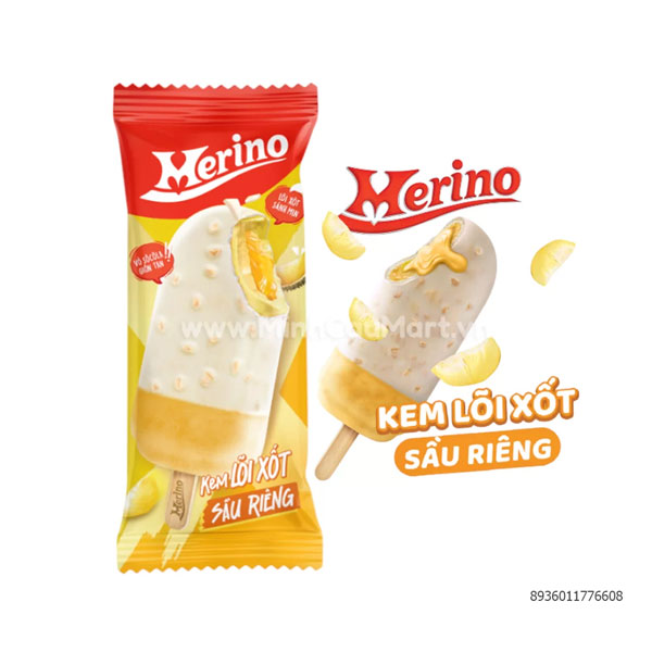 Kem que Merino x plus kem lõi sốt đậu xanh/ sầu riêng 8936011776608