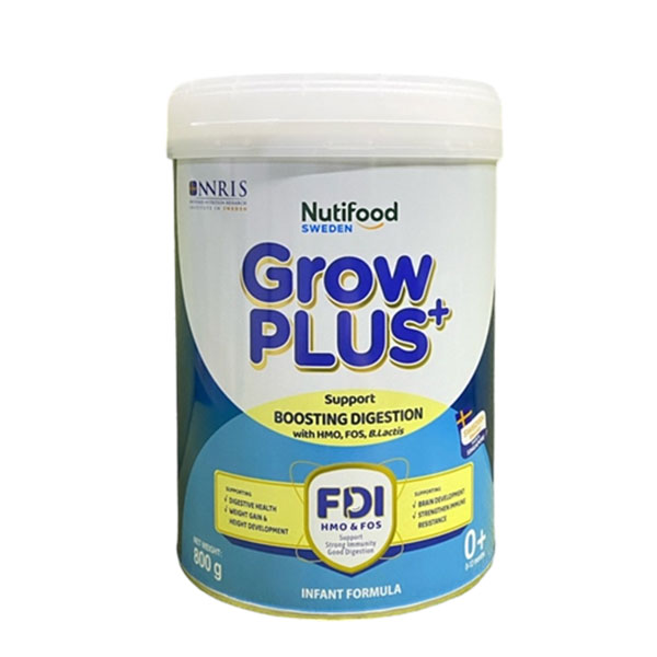 Nuti Grow Plus xanh nhạt 1+ 800g