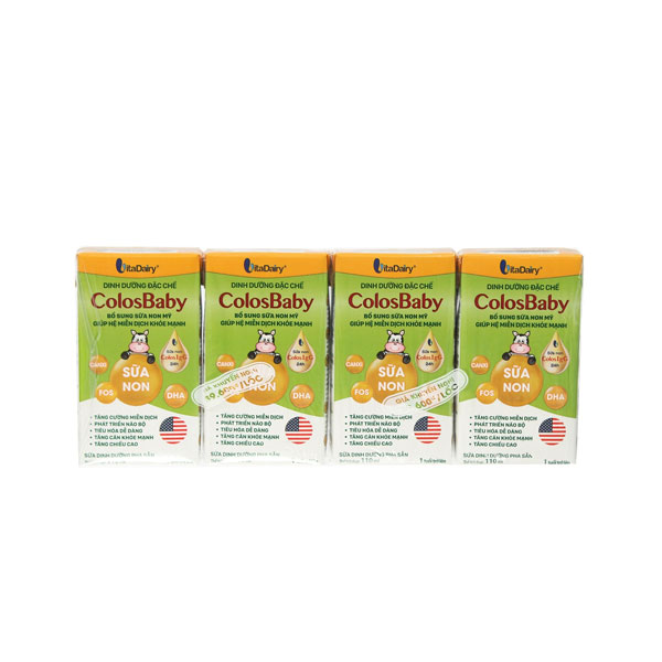 sữa bột pha sẵn colos baby 110ml
