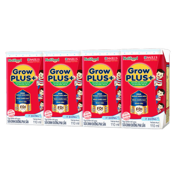 sữa bột pha sẵn GROW PLUS 110ML