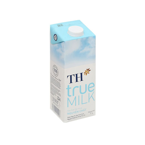 Sữa không đường TH true Milk 1 lít