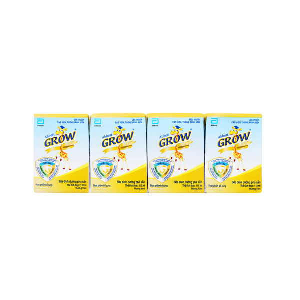Sữa nước grow+ vàng lactoferrin 110ml 1y+ g+ lacto 110
