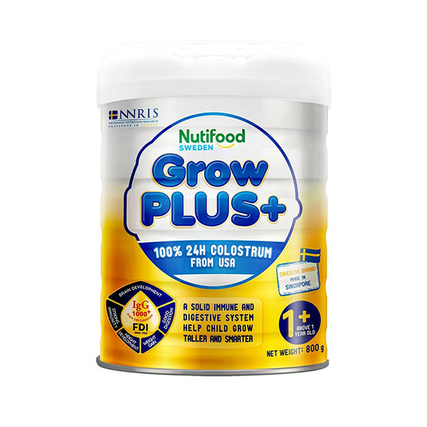 Sb Grow Plus vàng sữa non 24H số 1+ cho trẻ từ 1T 800g