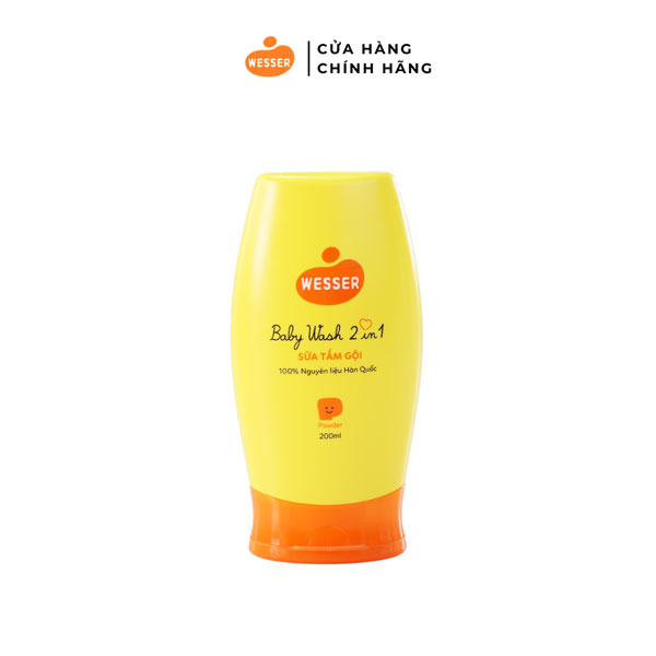 Tắm gội Wesser 200ml -cam-new-d16/06/2027-