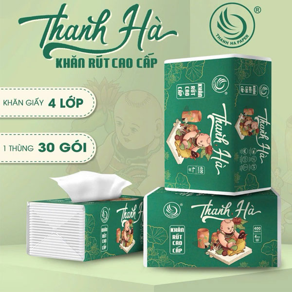 Giấy Thanh Hà xanh 400 tờ