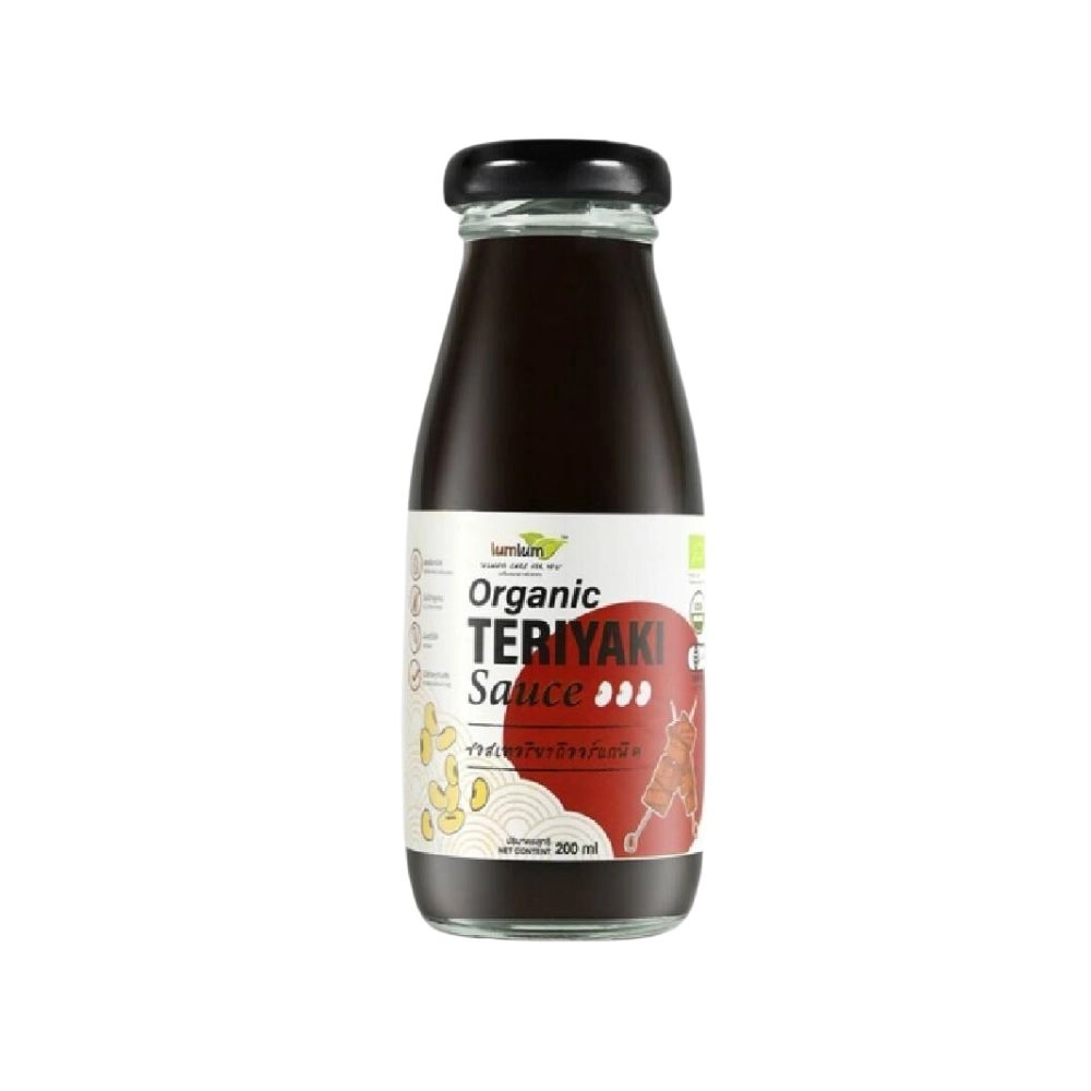 Sốt teriyaki hữu cơ Lumlum 200ml