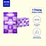 Sữa dinh dưỡng Vinamilk A2 ít đường 220ml Bịch
