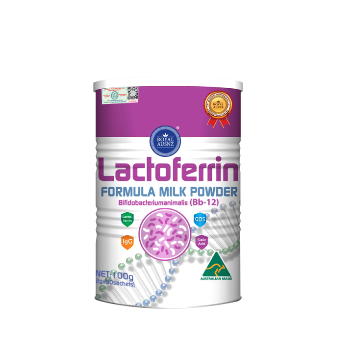 Sữa non dạng bột Hoàng Gia Úc lactoferrin formula milk power 100g