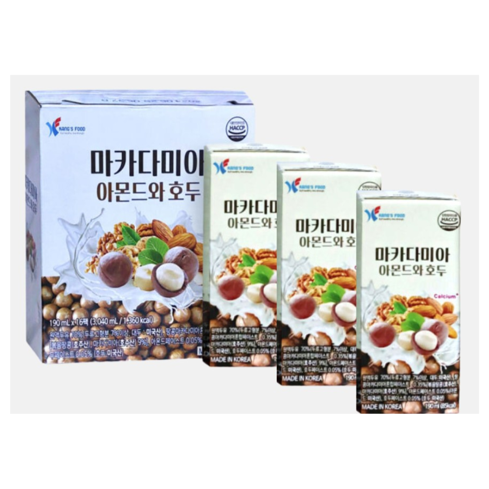 Sữa óc chó hạnh nhân Hàn Quốc 190MLX16 thung