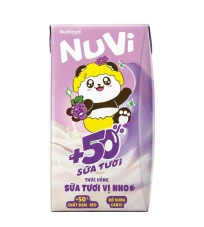 Sữa tươi Nuvi nho 50% 110ml