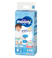 Tã quần Moony xanh XL38