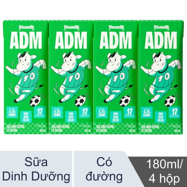 Sữa Adm có đường 180ml